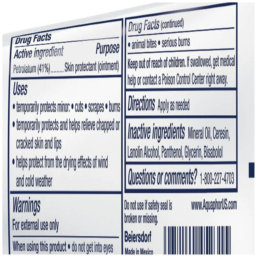 Aquaphor Advanced Therapy Healing Ointment Skin Protectant 4