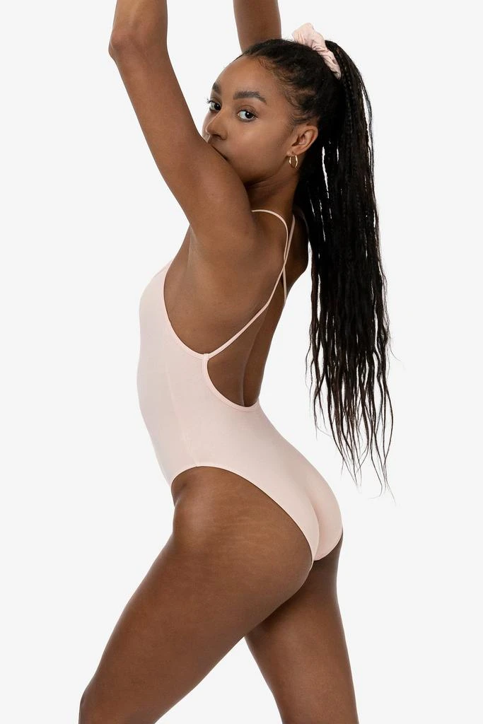 Los Angeles Apparel B308GD - Garment Dye Spaghetti Ruched Front Crossback Bodysuit 18