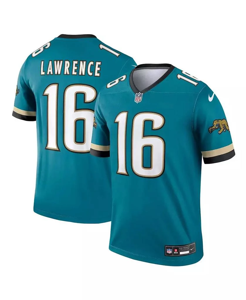 NIKE Men's Trevor Lawrence Teal Jacksonville Jaguars Prowler Throwback Legend Jersey 1