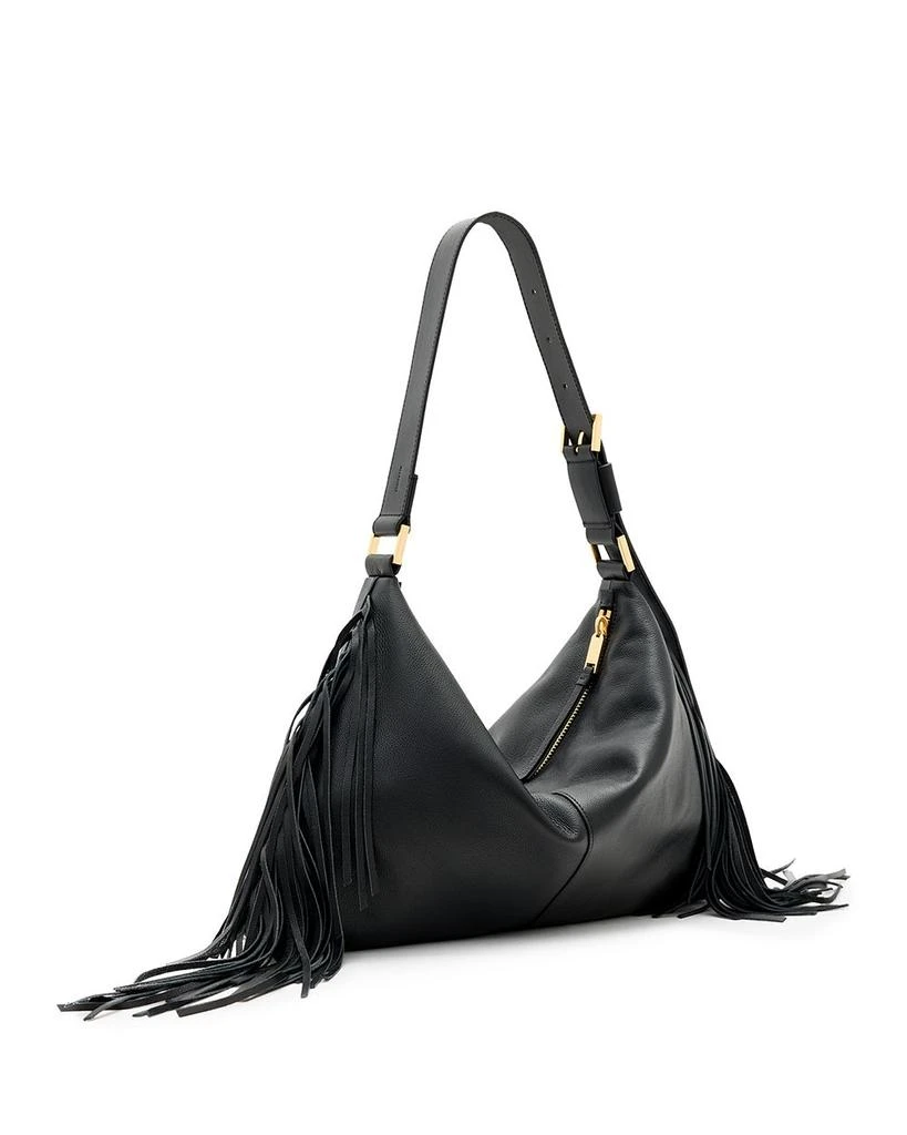 ALL SAINTS Edbury Fringe Leather Bag 4