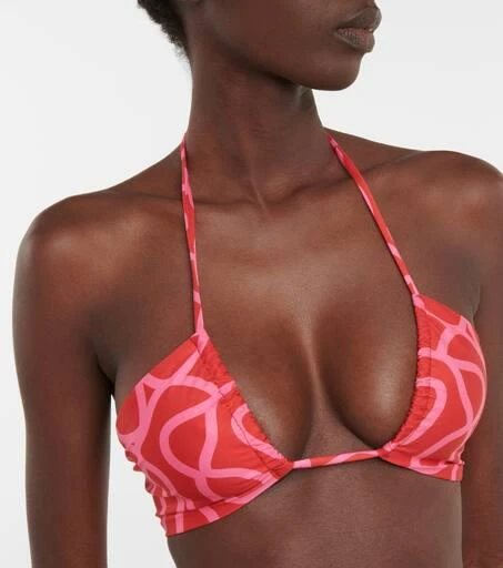 Agua by Agua Bendita Candela printed bikini top 4