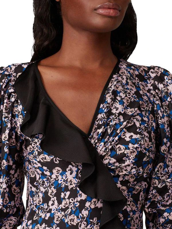 Brøgger Ruffle-Trim Floral Dress 4