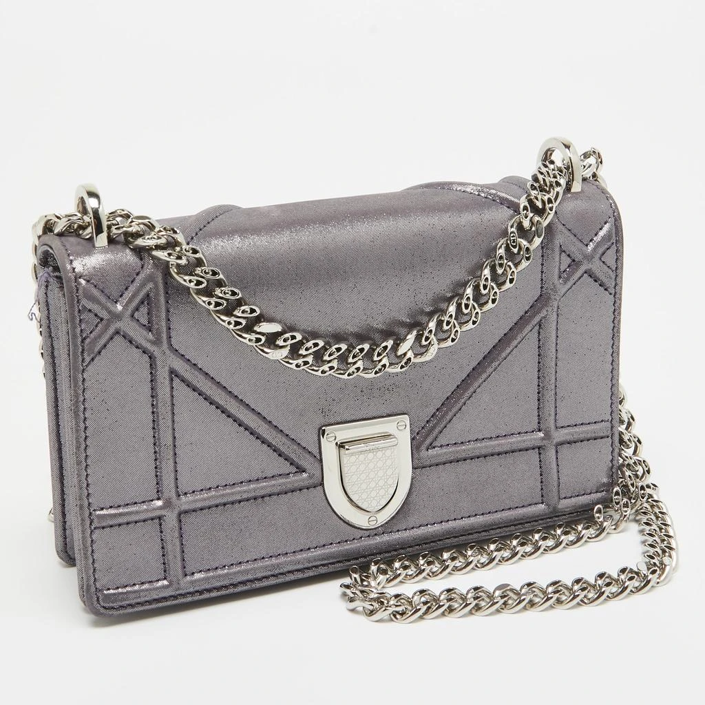 Dior Iridescent Leather ama Wallet On Chain 2