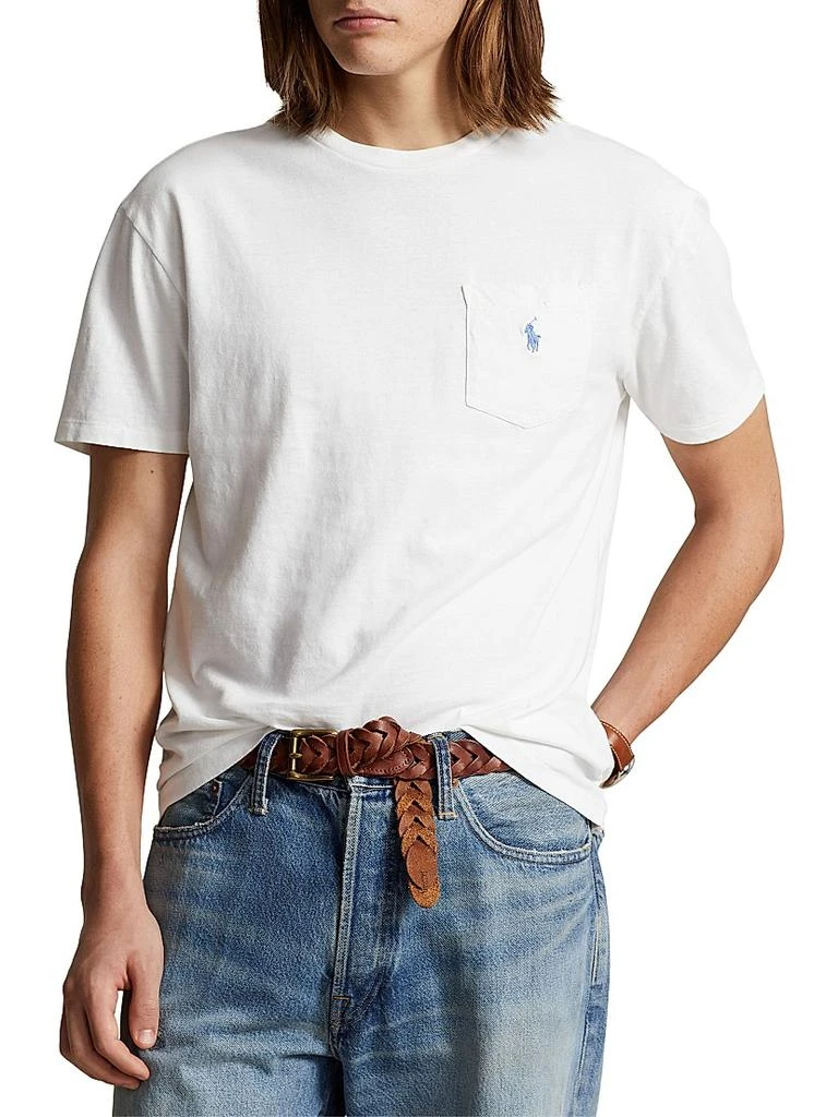 Ralph Lauren Cotton-Blend Crewneck T-Shirt 3