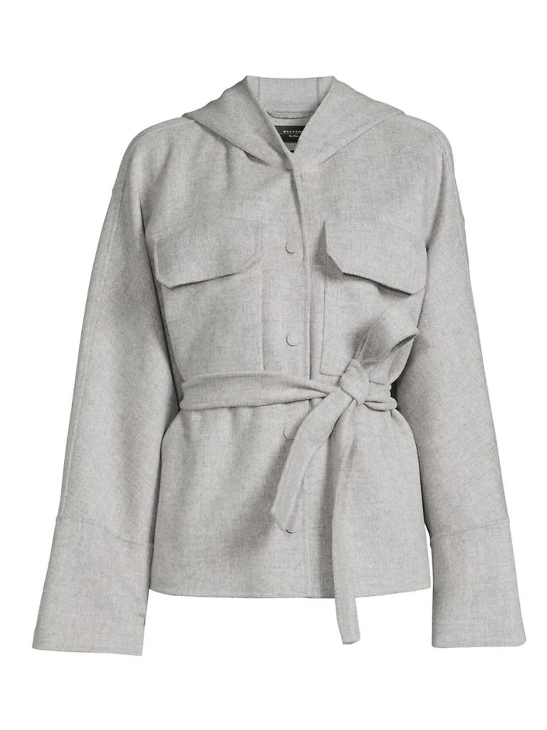 Weekend Max Mara Bussola Wool-Blend Tie-Waist Jacket 1