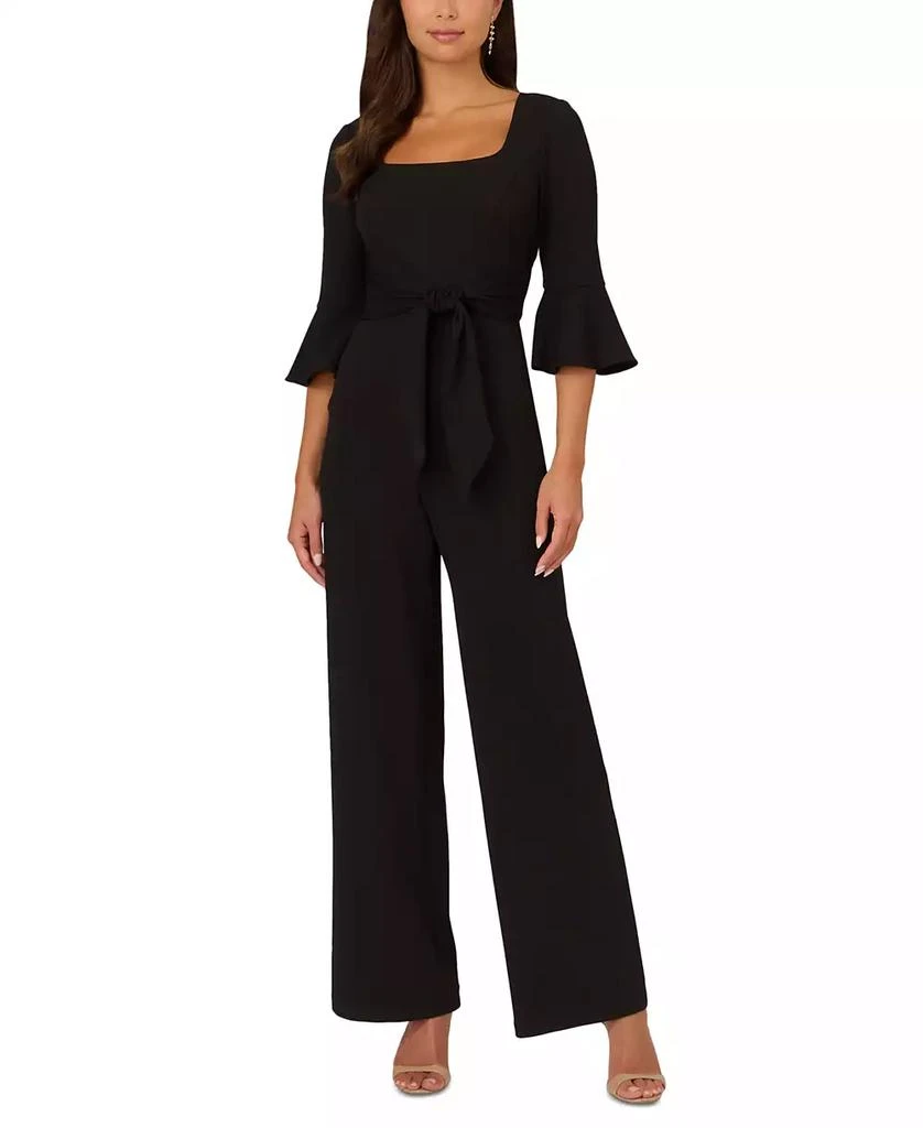 Adrianna Papell Women's Tie-Front Bell-Sleeve Jumpsuit 1