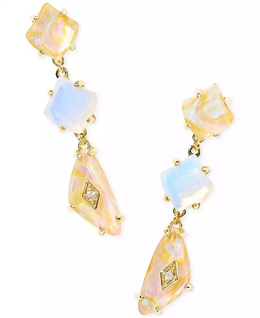 Kendra Scott Mixed Stone Linear Drop Earrings 1