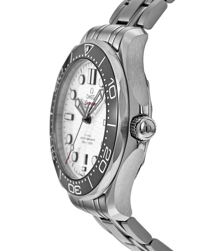 Omega Omega Seamaster Diver 300M White Polar Dial Steel Men&apos;s Watch 210.30.42.20.04.001 2