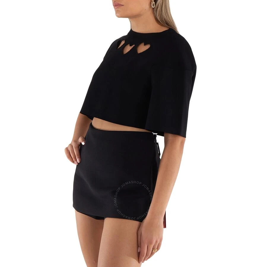 Alaia Black Le Coeur Hearts Cutout Top 3