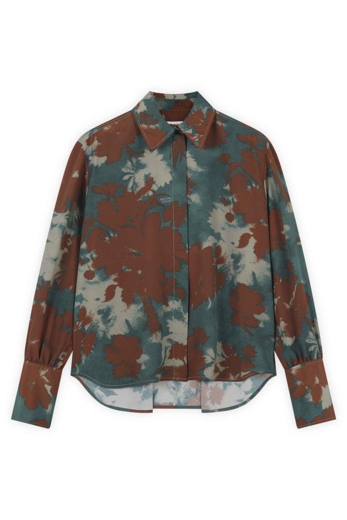 Maison Kitsune Crepe De Chine Shirt