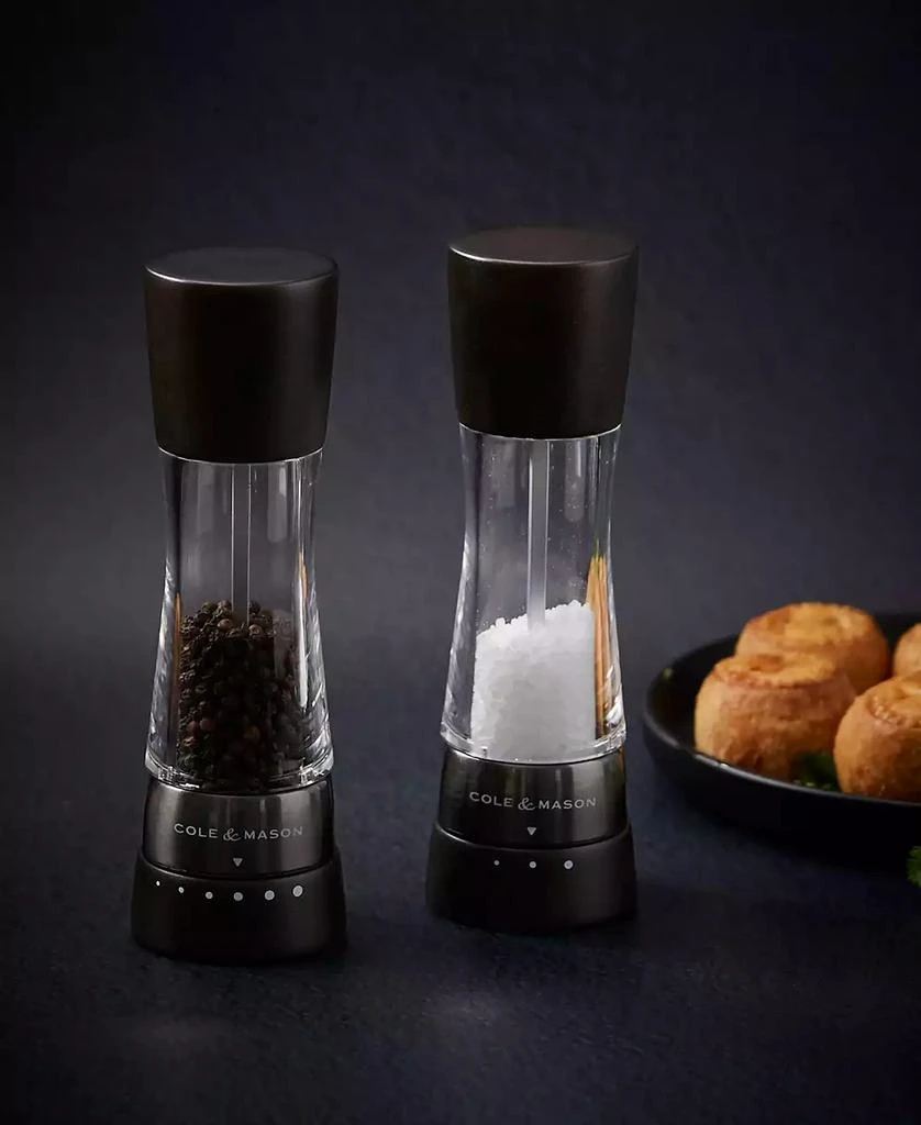 Cole & Mason 2 Piece Salt and Pepper Mill Derwent Wood Gift Set 5