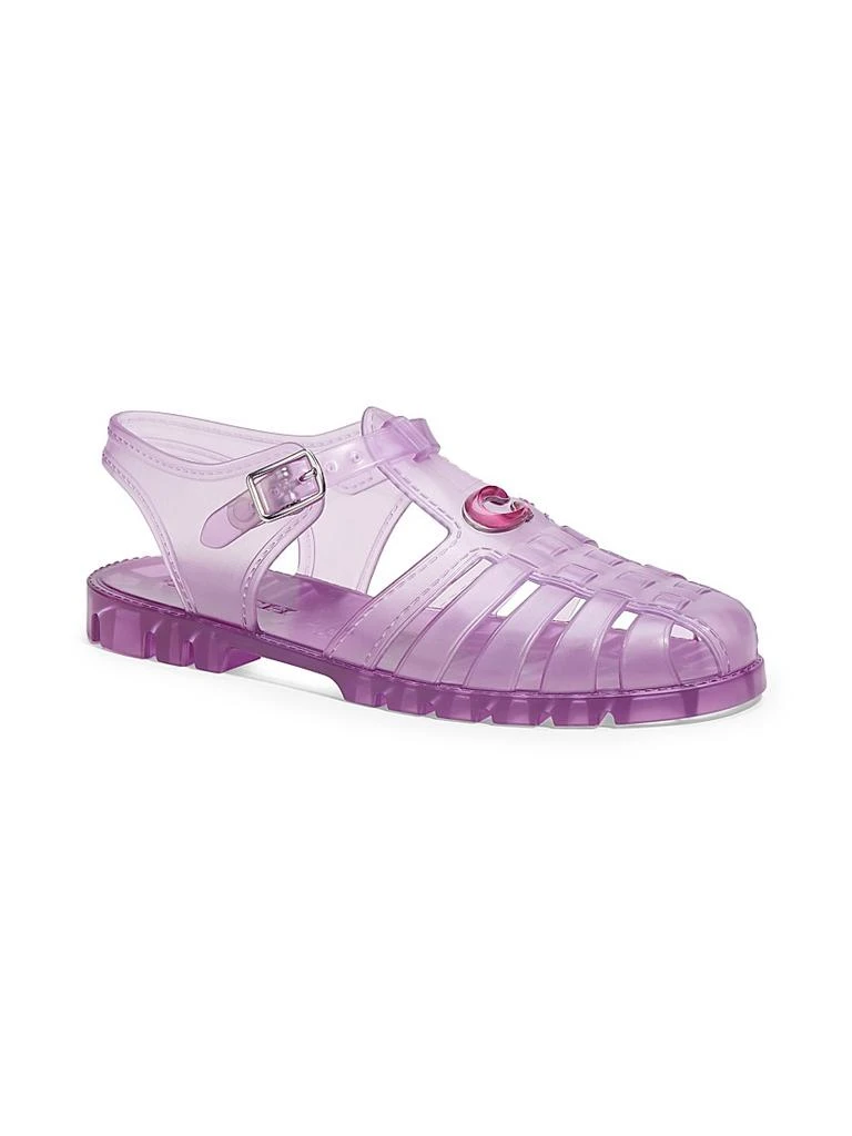 Coach Jelly PVC Logo Sandals 2