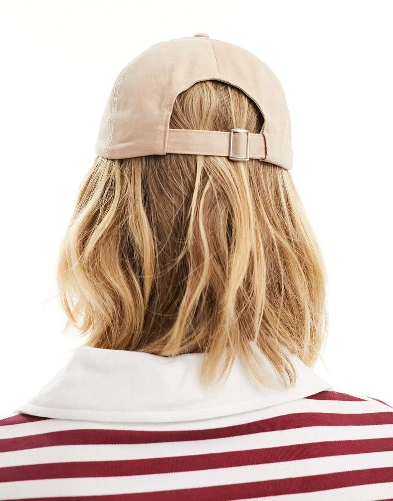 ASOS ASOS DESIGN baseball cap in stone 3