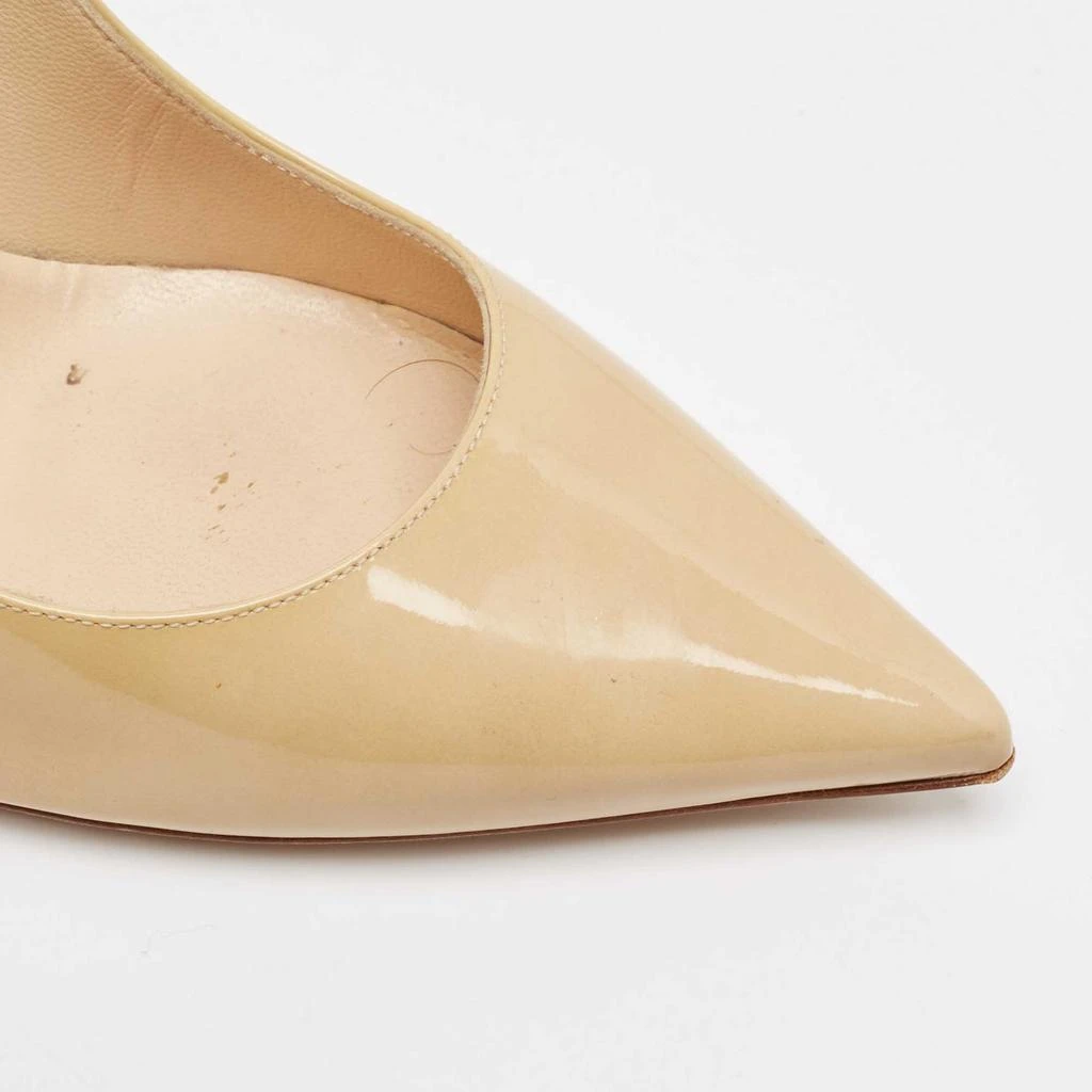 Jimmy Choo Jimmy Choo Beige Patent Leather Anouk Pumps Size 38.5 7