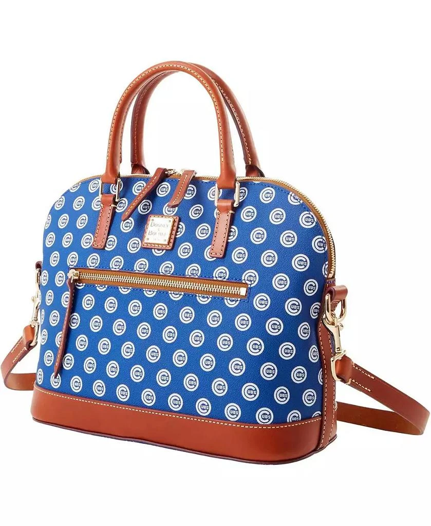 Dooney & Bourke Women's Chicago Cubs Signature Domed Zip Satchel Purse 4