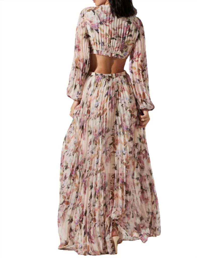 long light yellow dress Masterpiece Strapless Maxi Dress main image 0