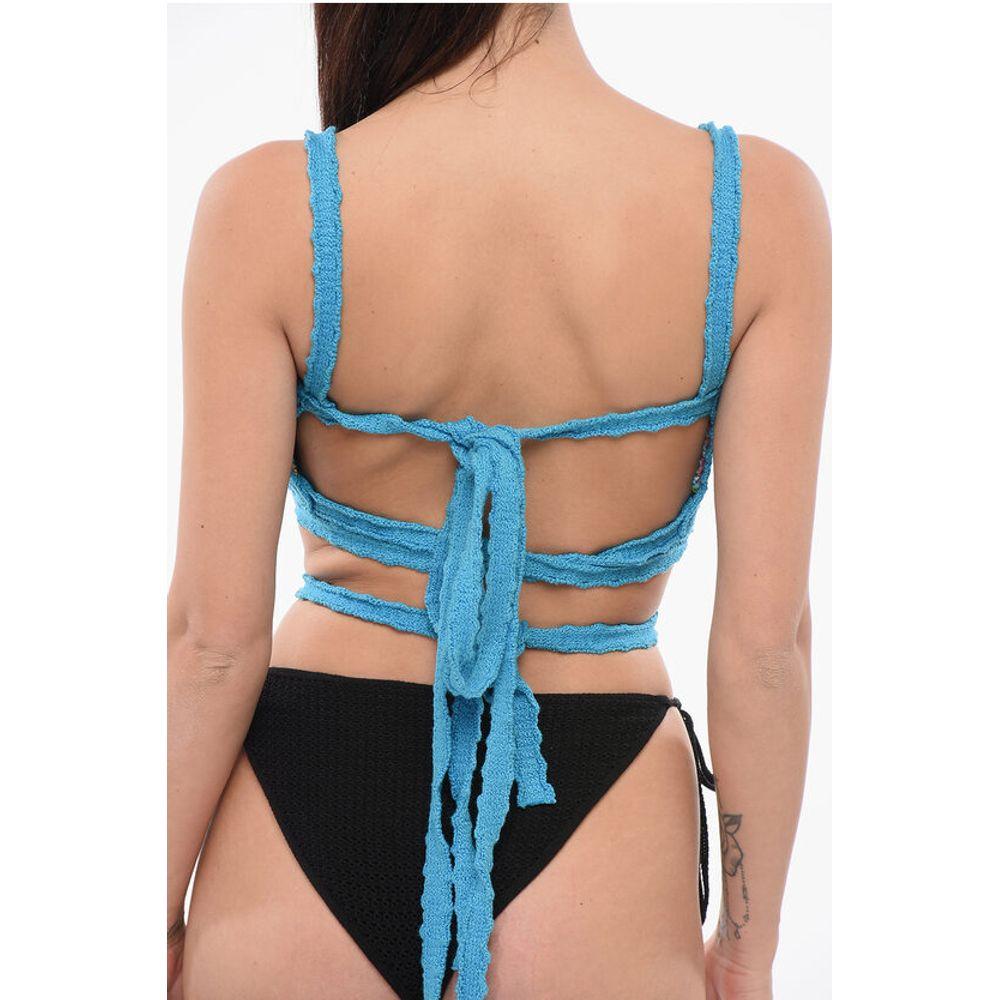 ALANUI Crochet Bralette Top with Women's Laces