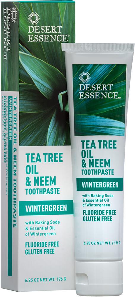 Desert Essence Tea Tree Oil & Neem Wintergreen Toothpaste
