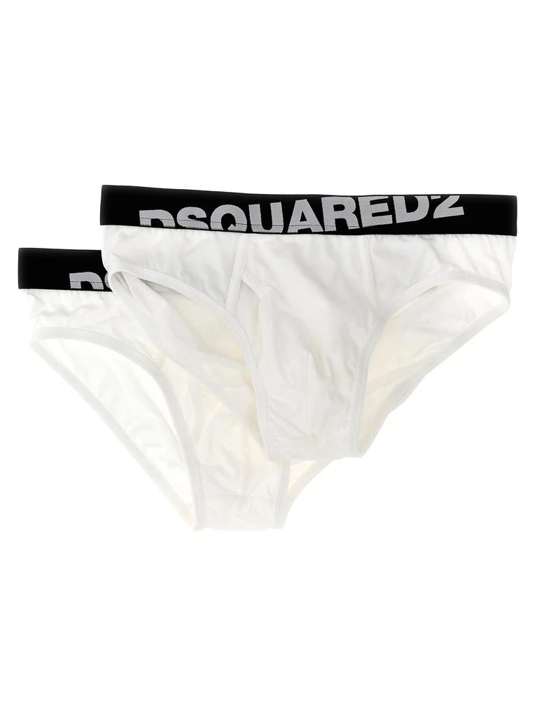 Dsquared2 2-pack Elastic Logo Briefs 1