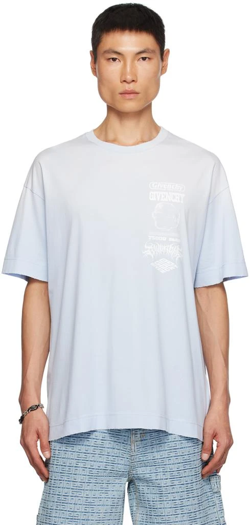 Givenchy Blue 4G Butterfly T-Shirt 1