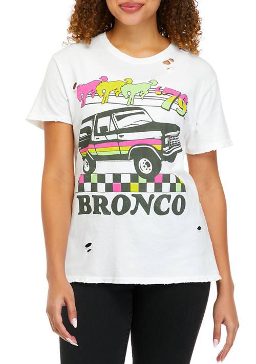 Junk Food Food Womens Short Sleeve Ford Bronco Graphic T Shirt