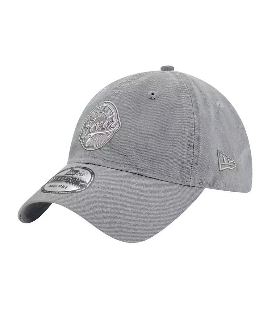 New Era Men's and Women's Gray Indiana Fever Core Tonal 9TWENTY Adjustable Hat 1
