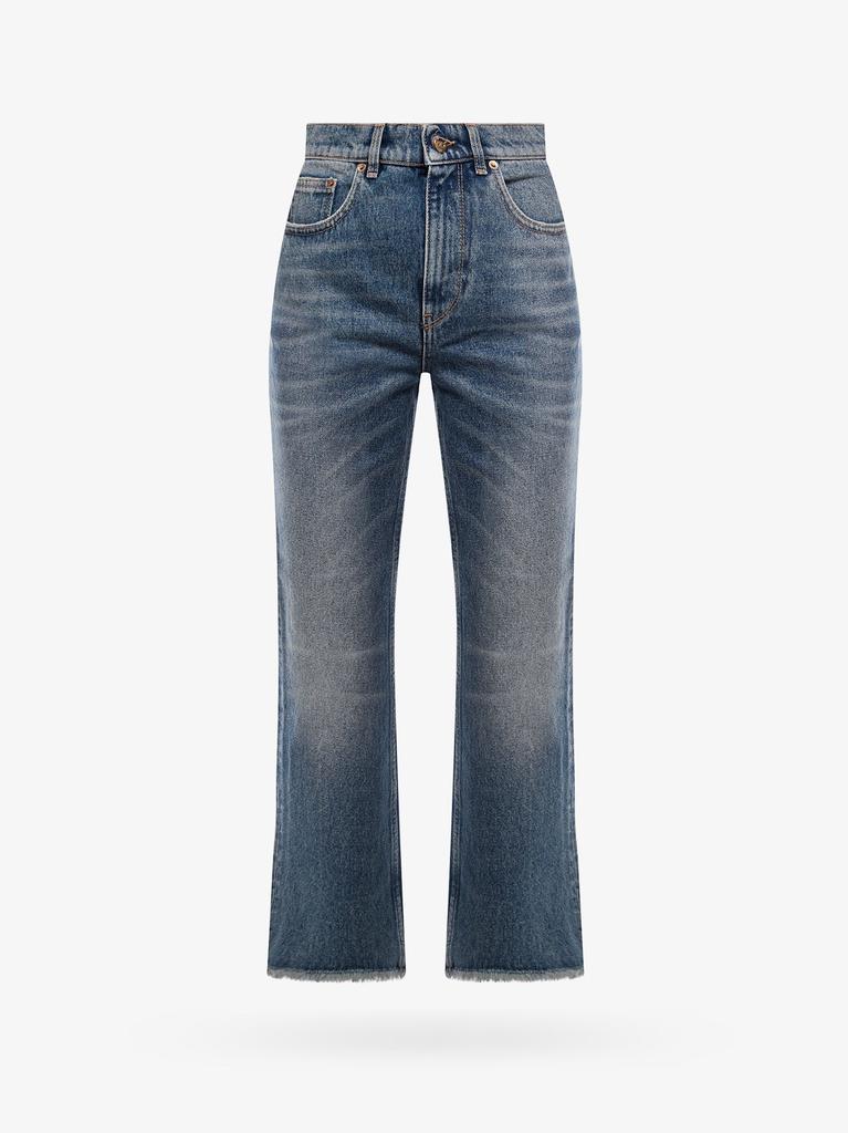 Golden Goose Derin new cropped flare jeans with back logoed patch