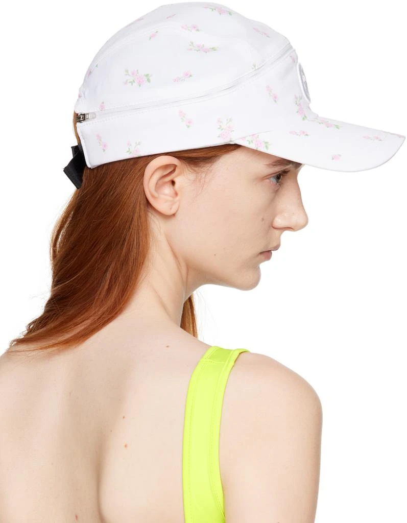 TheOpen Product White Convertible Flower Visor Cap 3