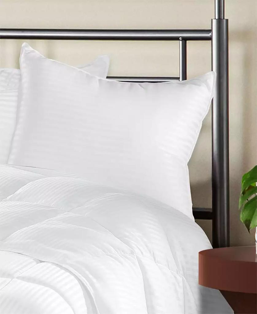 Superior Stripe Down Alternative Medium Firm Back Neck Support 2-Pack Pillows, Standard