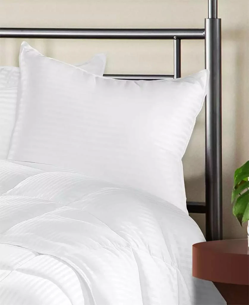 Superior Stripe Down Alternative Medium Firm Back Neck Support 2-Pack Pillows, Standard 2