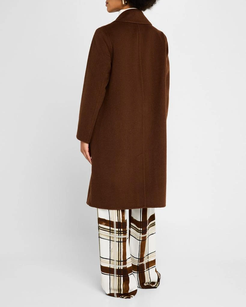 Vince Classic Straight Wool-Blend Coat 4