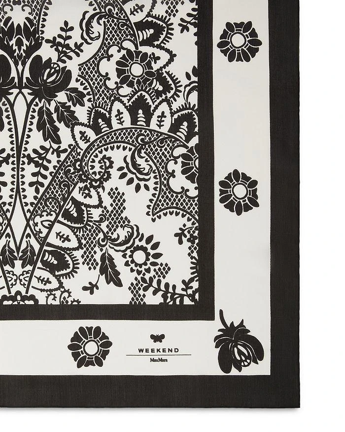 Weekend Max Mara Sarong Lace Print Shawl 3