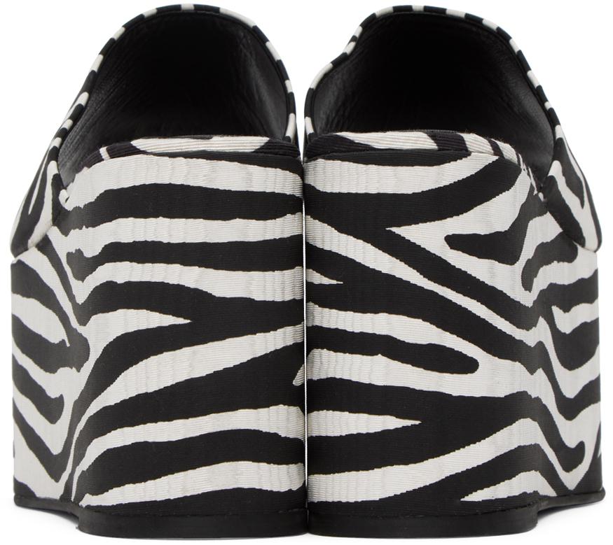 Simon Miller Black & White Blackout Sandals