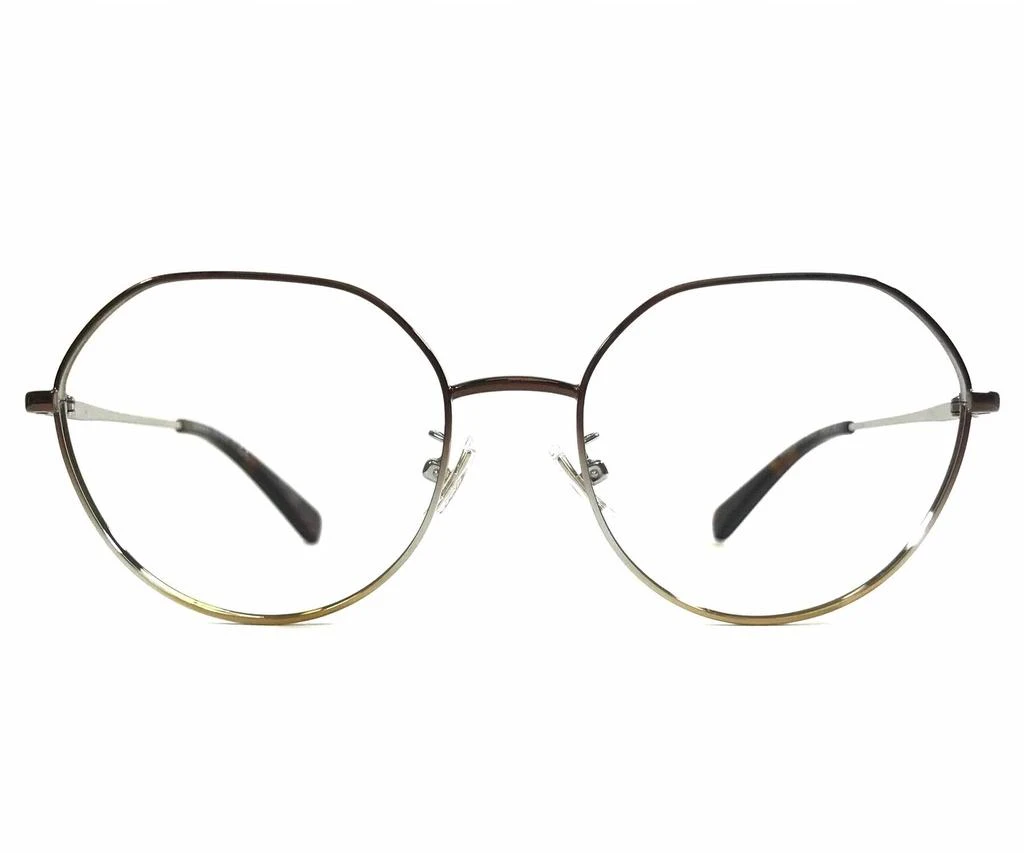 NEW COACH unisex hc5106 round eyeglasses in shiny brown Coach HC5106 Eyeglasses | FREE Shipping - Go-Optic.com  main image 2