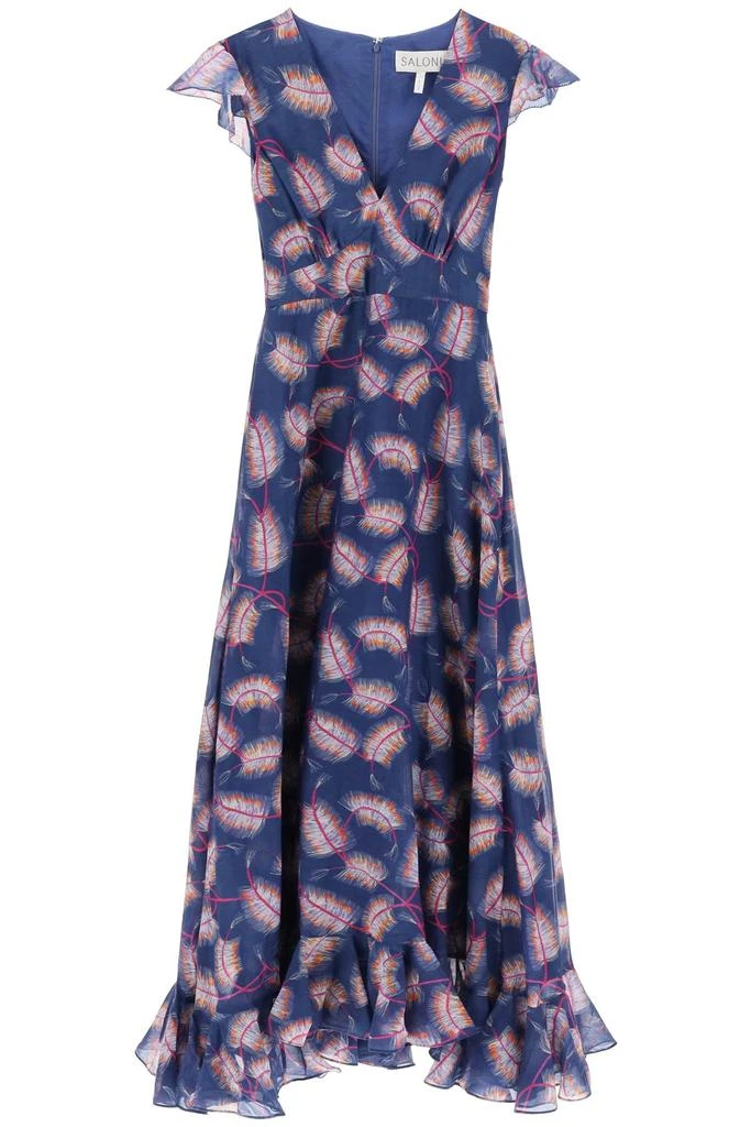 Saloni Women's Maxi Cotton And Silk Emma Dress. 1