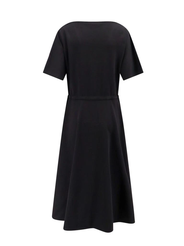 knee length dresses for ladies Bi-Material Midi Dress - Moncler - Women