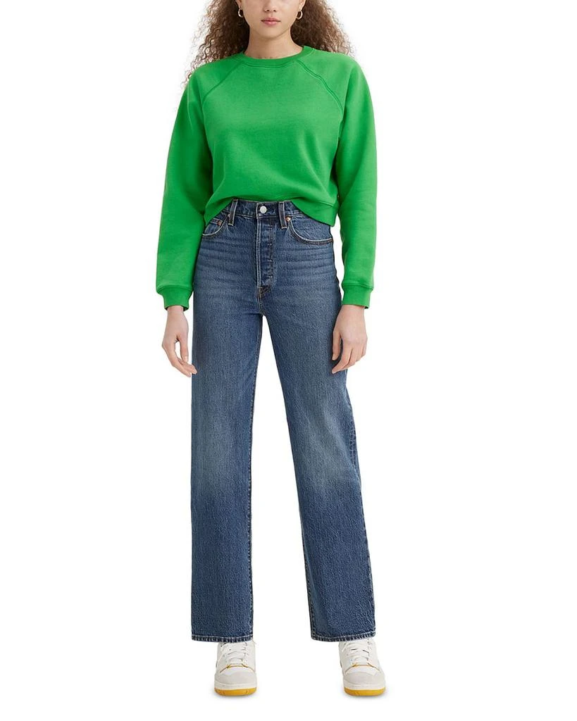 Levi's Ribcage High Rise Straight Jeans in Valley View 2