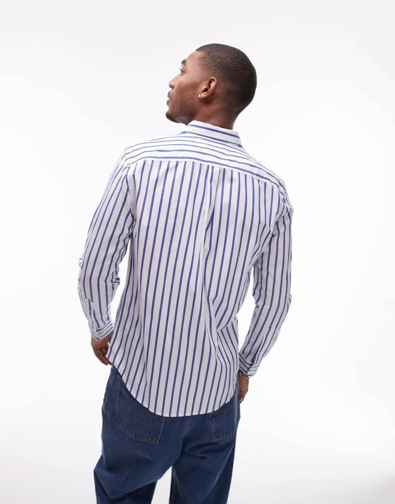 Tommy Hilfiger Tommy Hilfiger Th flex nautical stripe regular shirt in multi 2