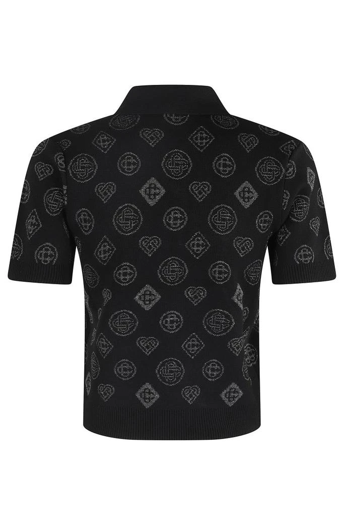 Casablanca City Jacquard Polo With Classic Collar 2