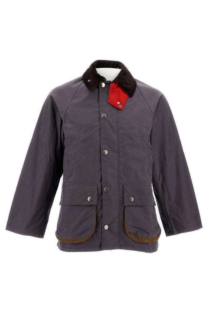 Shop Barbour Oversized Reversible Transporter Jacket on Sale
