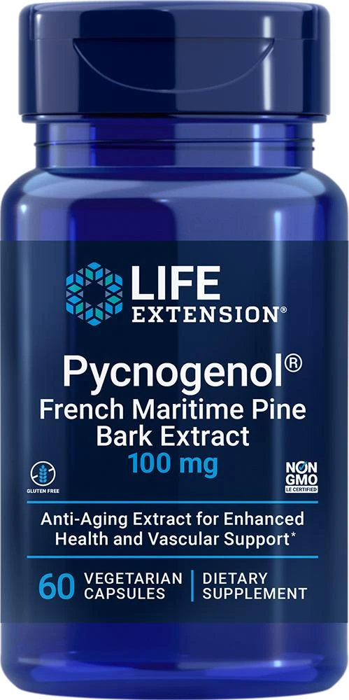 Life Extension Life Extension Pycnogenol®, 60 - 100 mg (100 mg, 60 capsules, Vegetarian) 1
