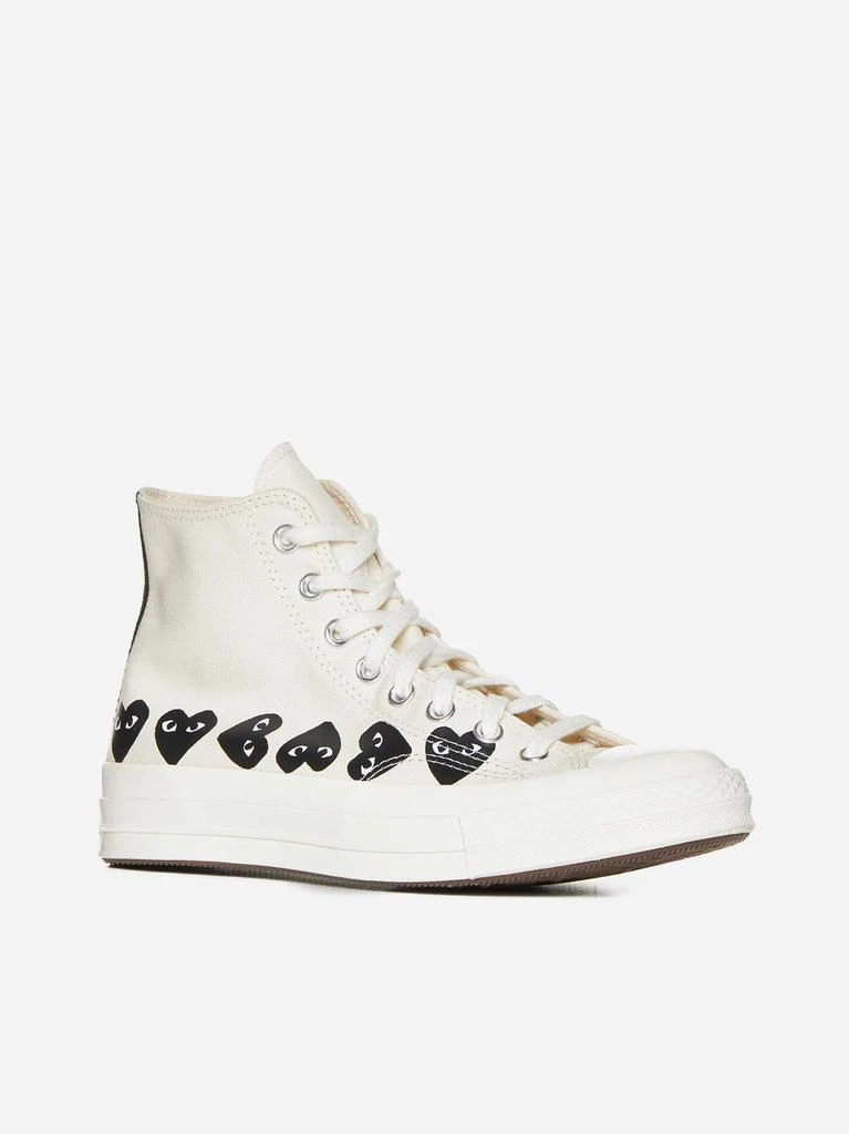 Comme des Garçons Play X Converse Canvas High-top Sneakers 2