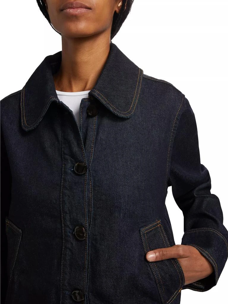 Rails Figueroa Topstitched Denim Jacket 6