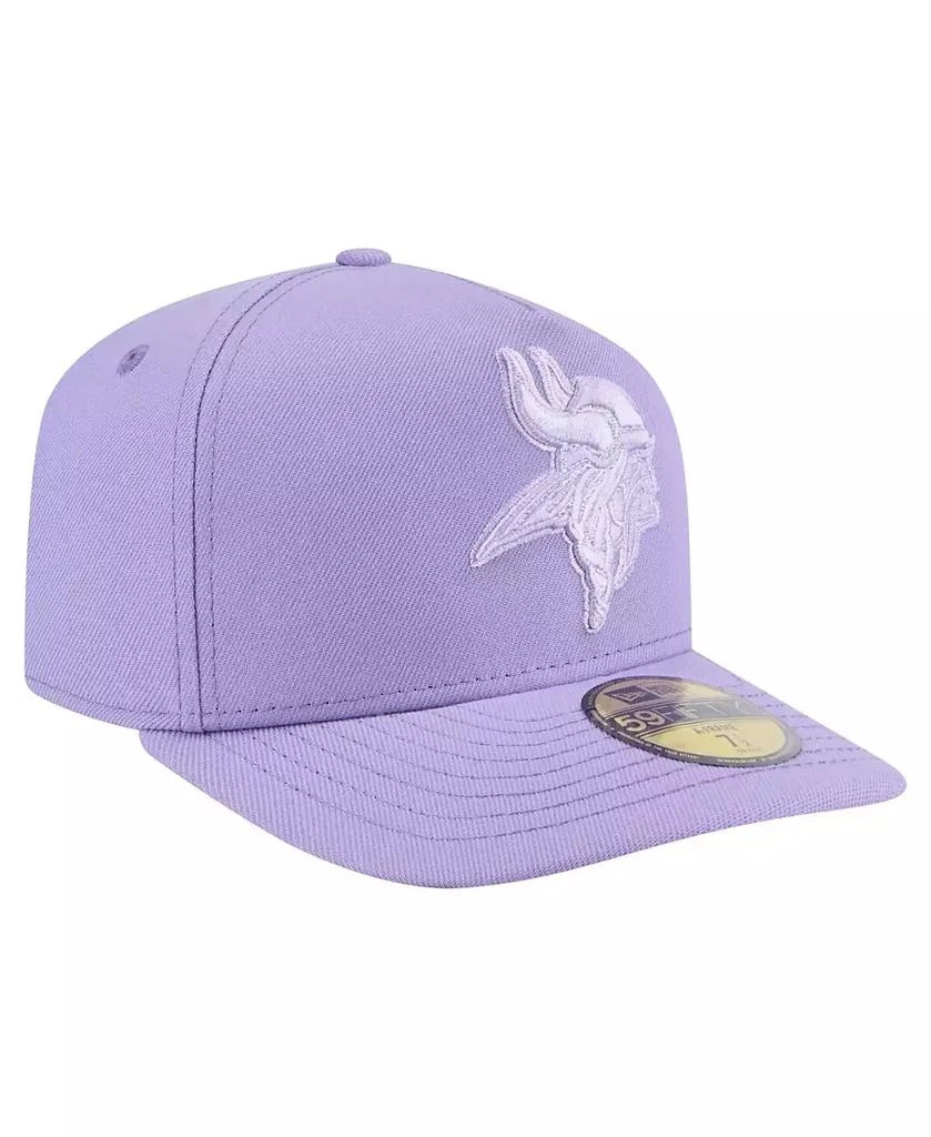 New Era Men's Light Purple Minnesota Vikings Color Pack 59FIFTY Fitted Hat 4