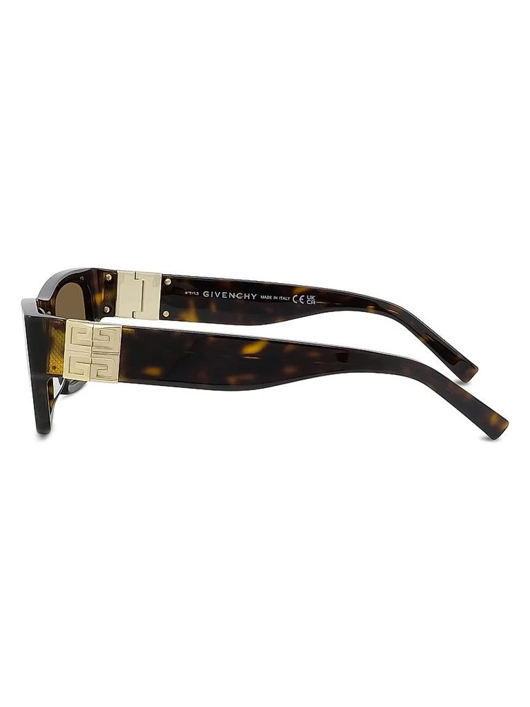 Givenchy 4G 56MM Rectangular Sunglasses - Accessories - Free  display picture 3