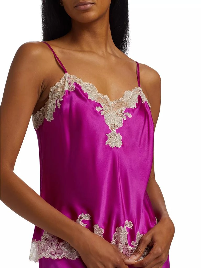 Josie Lolita Silk-Lace Camisole & Shorts Set 6