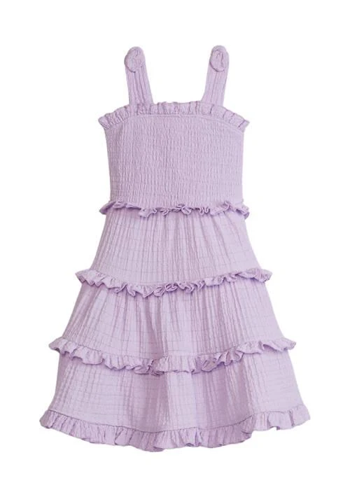 Derek Heart Heart Girls 4 6X Tiered Dress 1