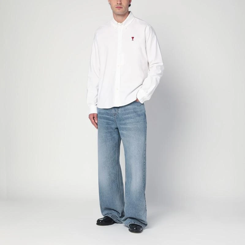 AMI White Ami de Coeur shirt 2