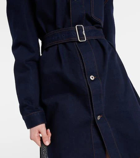 Burberry Belted denim shirt dress 5