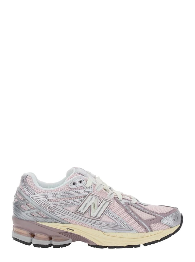 New Balance Pink Low Top Sneakers With Logo Patch On Side And Tongue And Perforated Panels In Tech Fabric Unisex 1